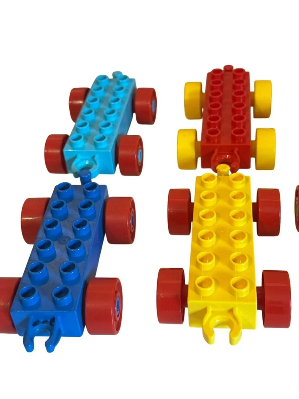 LEGO Duplo Car Base Lot 7 Pieces Parts Replacement Pretend Play Building Toys